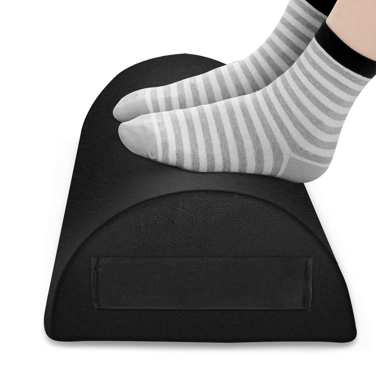 Buy Adjustable Footrest, Foot Rest Under Desk, Angled Half Cylinder Design for Comfortable