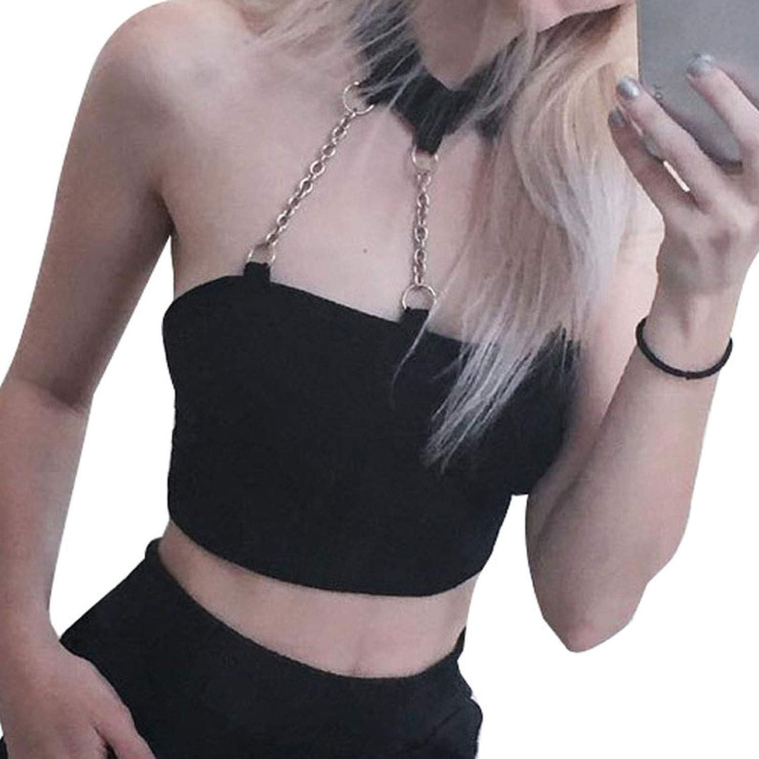 Blusas con tirantes de cadena Clearance