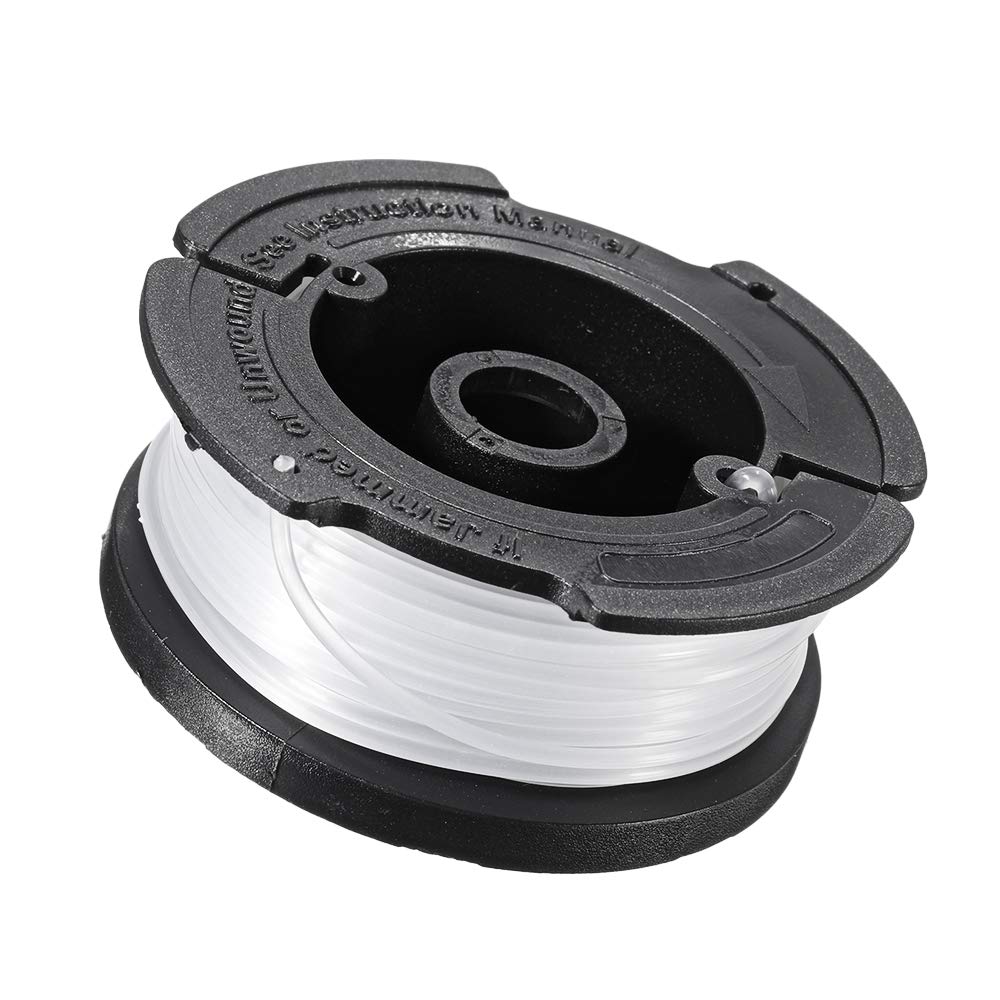Lot de 6 bobines de fil AF100 de rechange pour débroussailleuse Black and Decker - 9,1 m