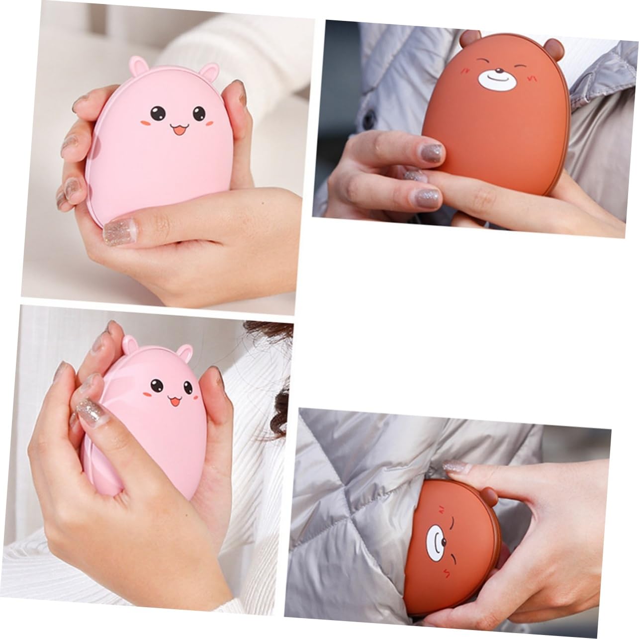 BESPORTBLE Wiederaufladbare Handwärmer 2St Handwärmer Schatz Geschenk Aufladen USB Powerbank warmes Schätzchen Mobile Energie USB-Handwärmer
