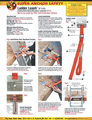 1095 Super Anchor Safety Ladder Leash