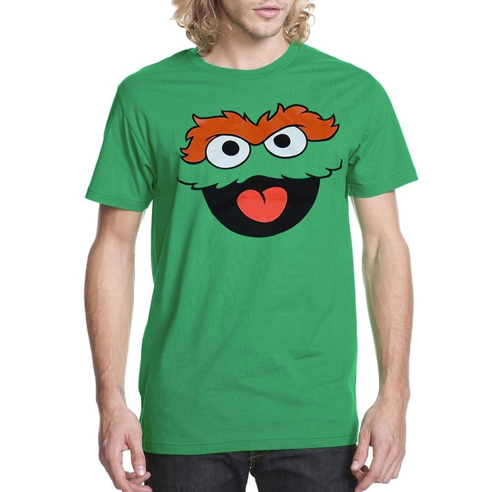 セサミーストリート　Oscar the grouch グリーン　tシャツ XL VTG Sesame Street Oscar The Grouch Green Short Sleeve T