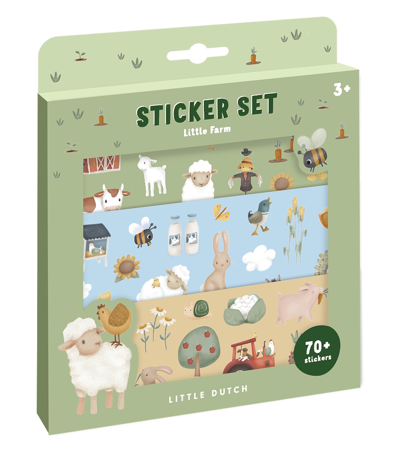 Little Dutch Multicoloured Little Farm 125643 Sticker Set