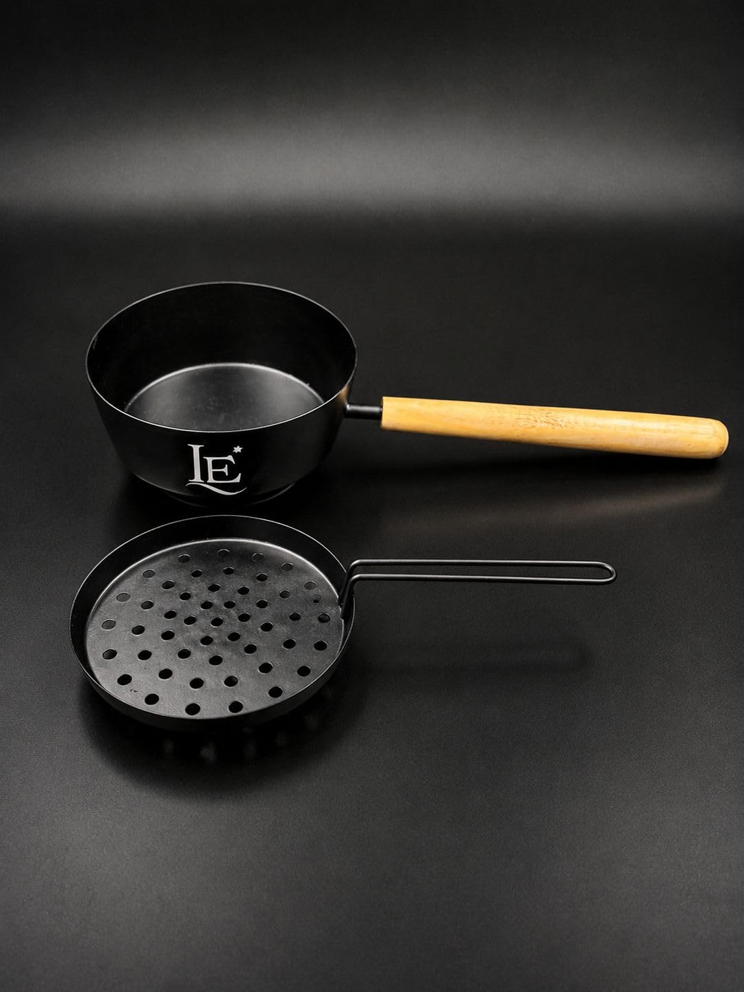 IndElite Premium Hookah Charcoal Holder Set with Wooden Handle – Metal Coal Carrier Bowl & Charcoal Ash Tray for Hookah, Shisha & Coconut Charcoal Accessories-image-42