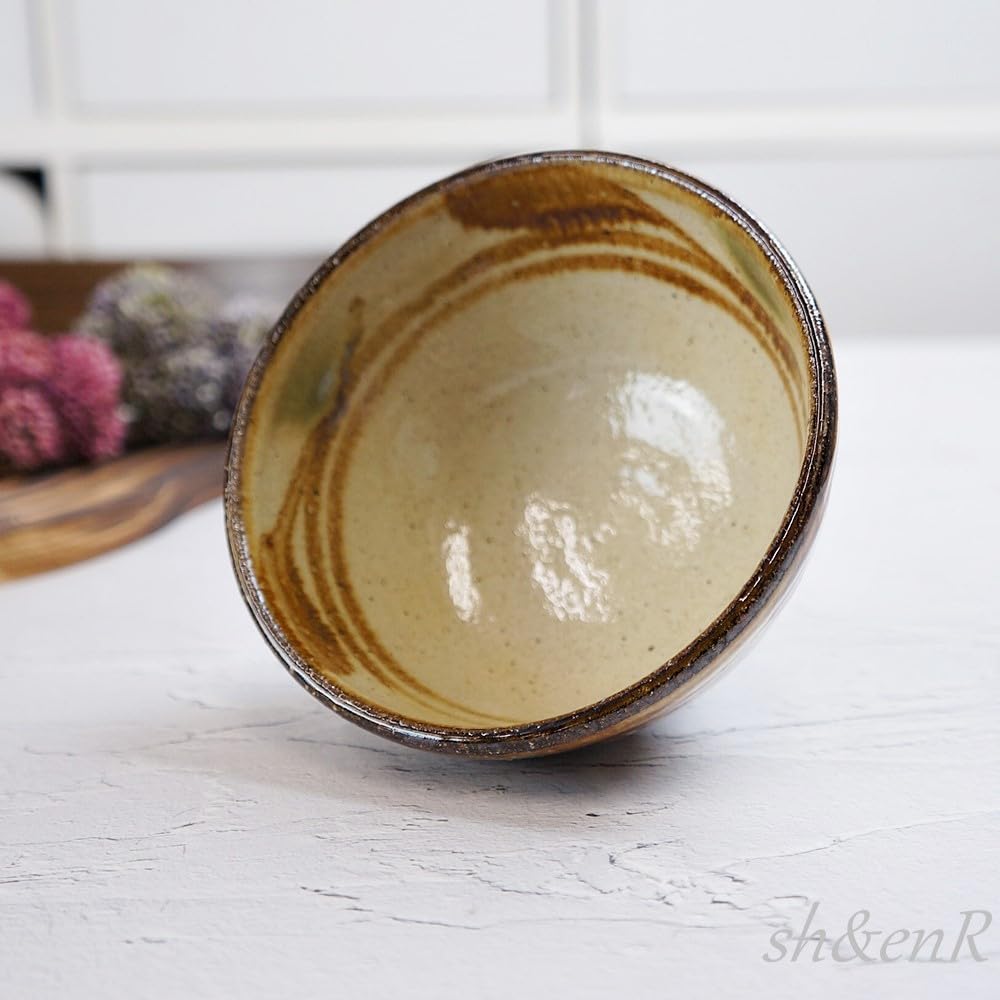 Amazon | やちむん 4寸マカイ 茶碗 陶芸こまがた デイゴ柄 お茶わん お