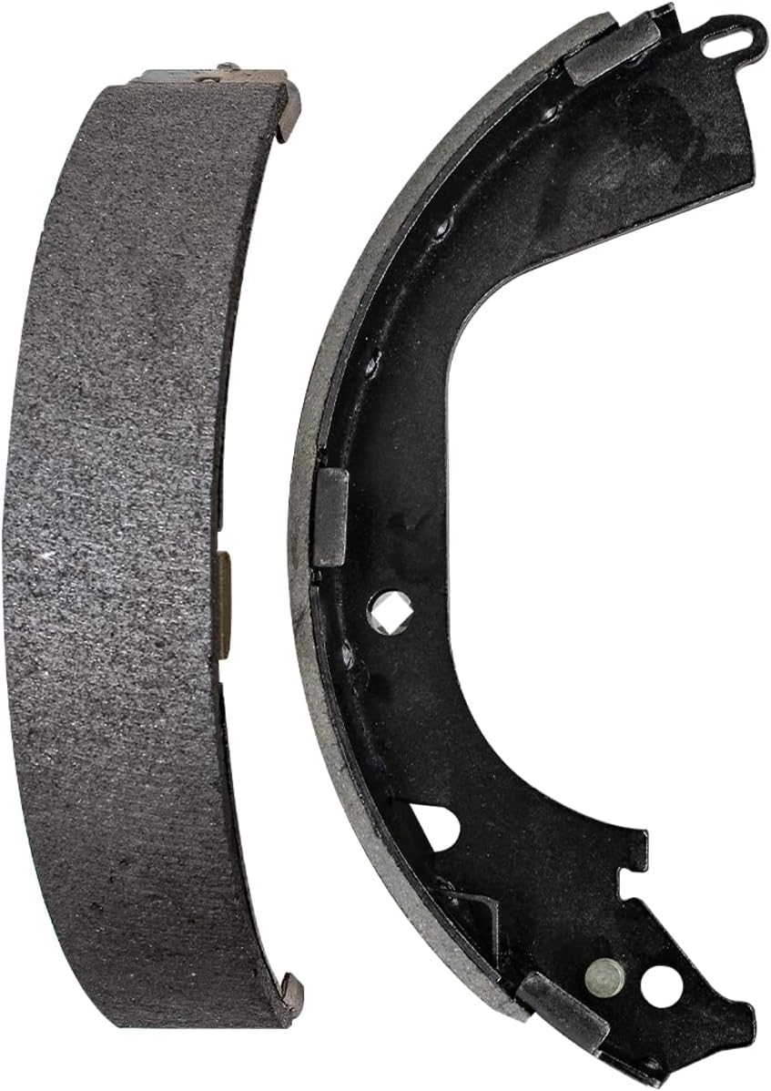 Detroit Axle - Rear Brake Shoes for 2009-2012 Chevrolet Colorado GMC Canyon, Semi-metallic Brake Shoes 2010 2011 Replacement