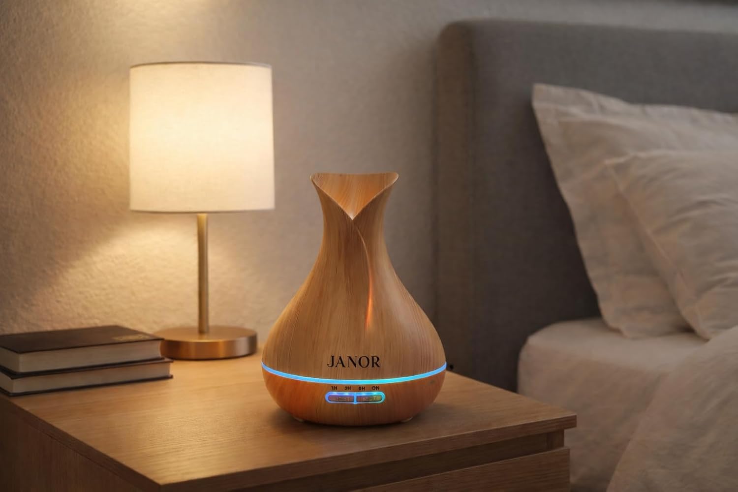 JANOR Cool Mist Humidifier with LED Lighting
