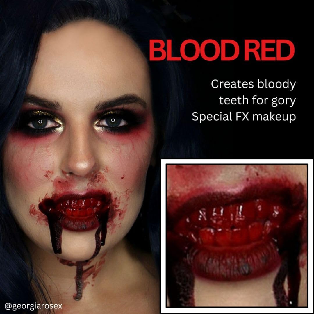 Mehron make-up Tooth FX - Blood red (4 ml)