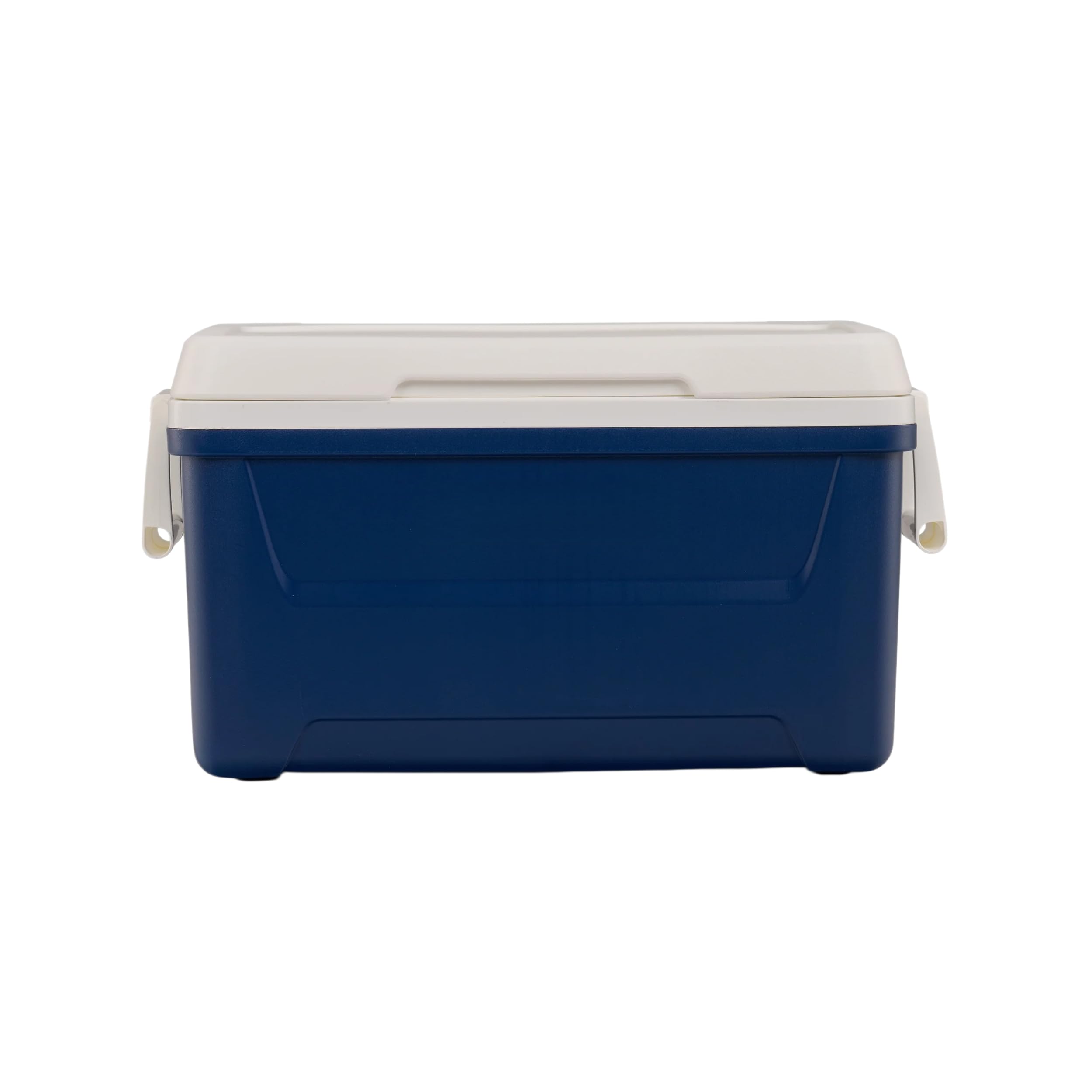 48 Quart Hard Sided Cooler with Swing-Up Handles, Portable Cooler for Camping, Beach, Picnic