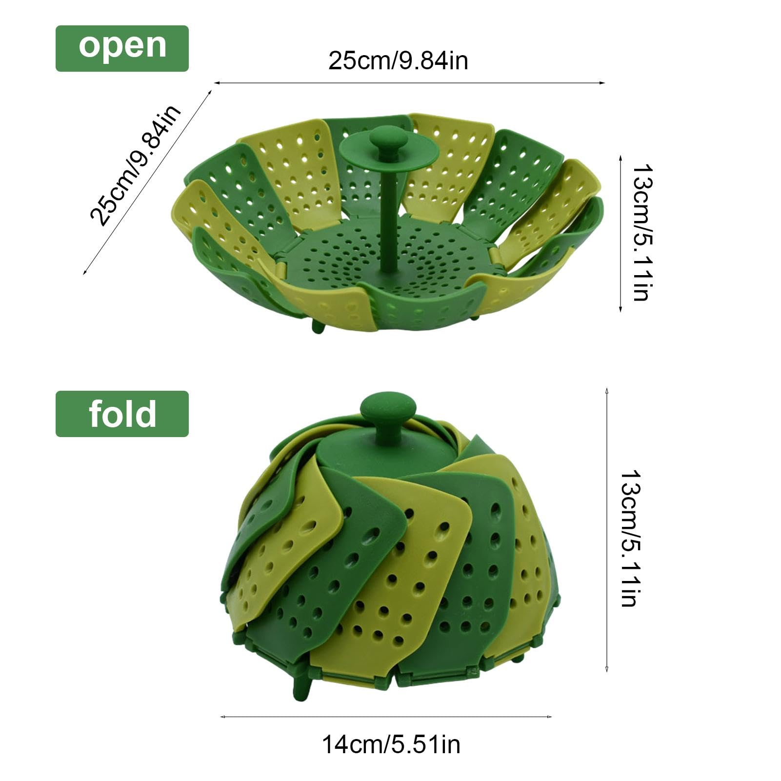 Triple Divider Nest Steamer Silicone Pot Divider Steam Basket Cooking Strainer Kitchen Accessories 3pcs/set