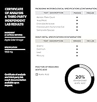 Vista 6 de Toniiq Apple Cider Vinegar Capsules - Ultra High Potency 2,010mg Formula with 20% Acetic Acid & Cayenne Pepper - Made with The Mother - Third-Party