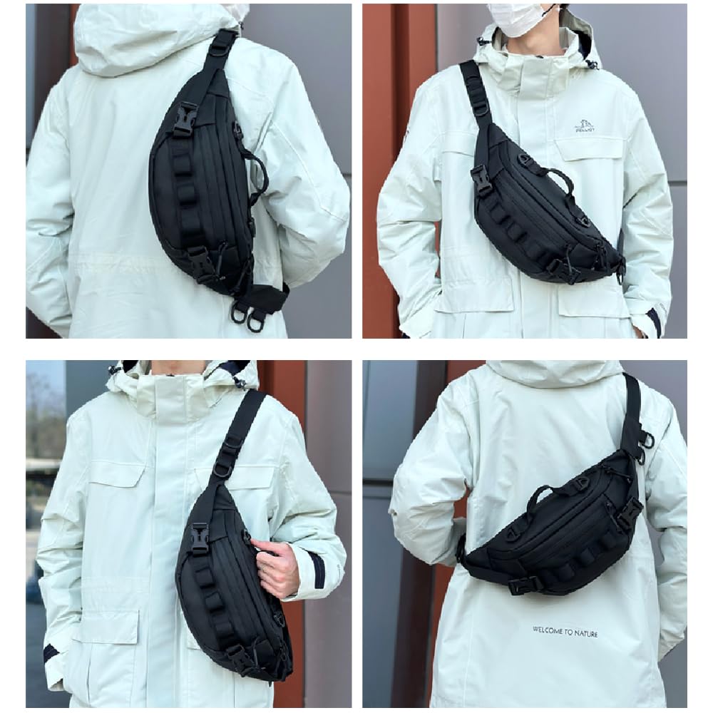 Portable Fishing Waist Bag, Fishing Tackle Bag Utility Fanny Pack for Cycling Hiking Trekking Hunting Fishing - Image 4