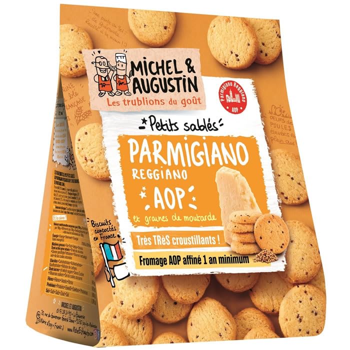 MICHEL & AUGUSTIN Petits sablés salés Parmigiano 100 g