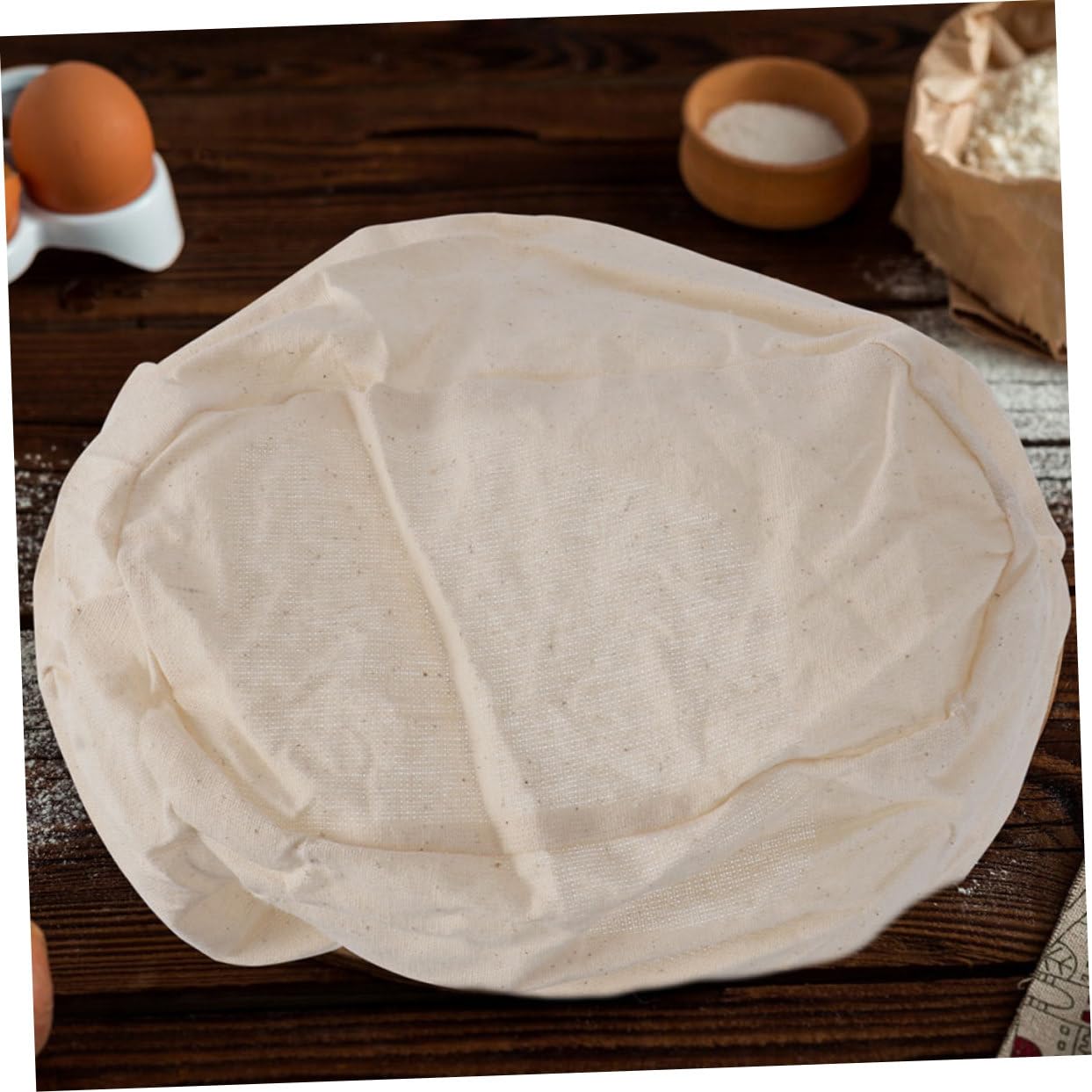 MAGICLULU 20stücke Teiliges Brot Gärkorb Stoffbezüge Für Optimale Teigfermentation Atmungsaktiv Waschbar Geeignet Für Brotherstellung Und Gärung