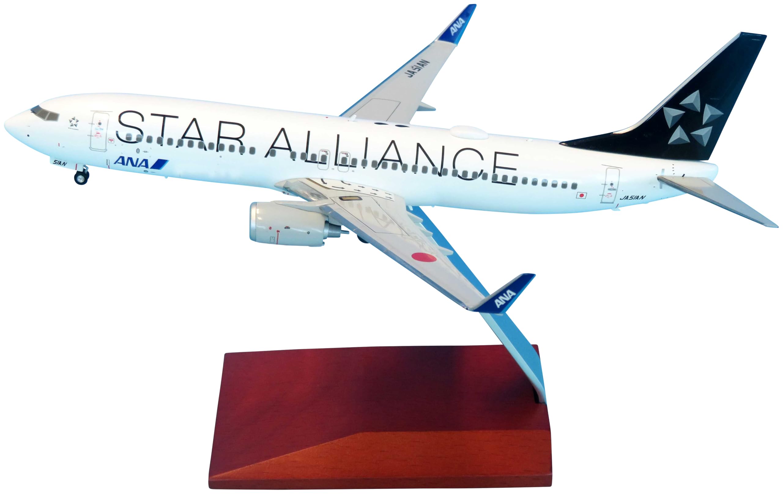 Amazon.co.jp: 全日空商事 1/200 BOEING 737-800 JA51AN STAR ALLIANCE