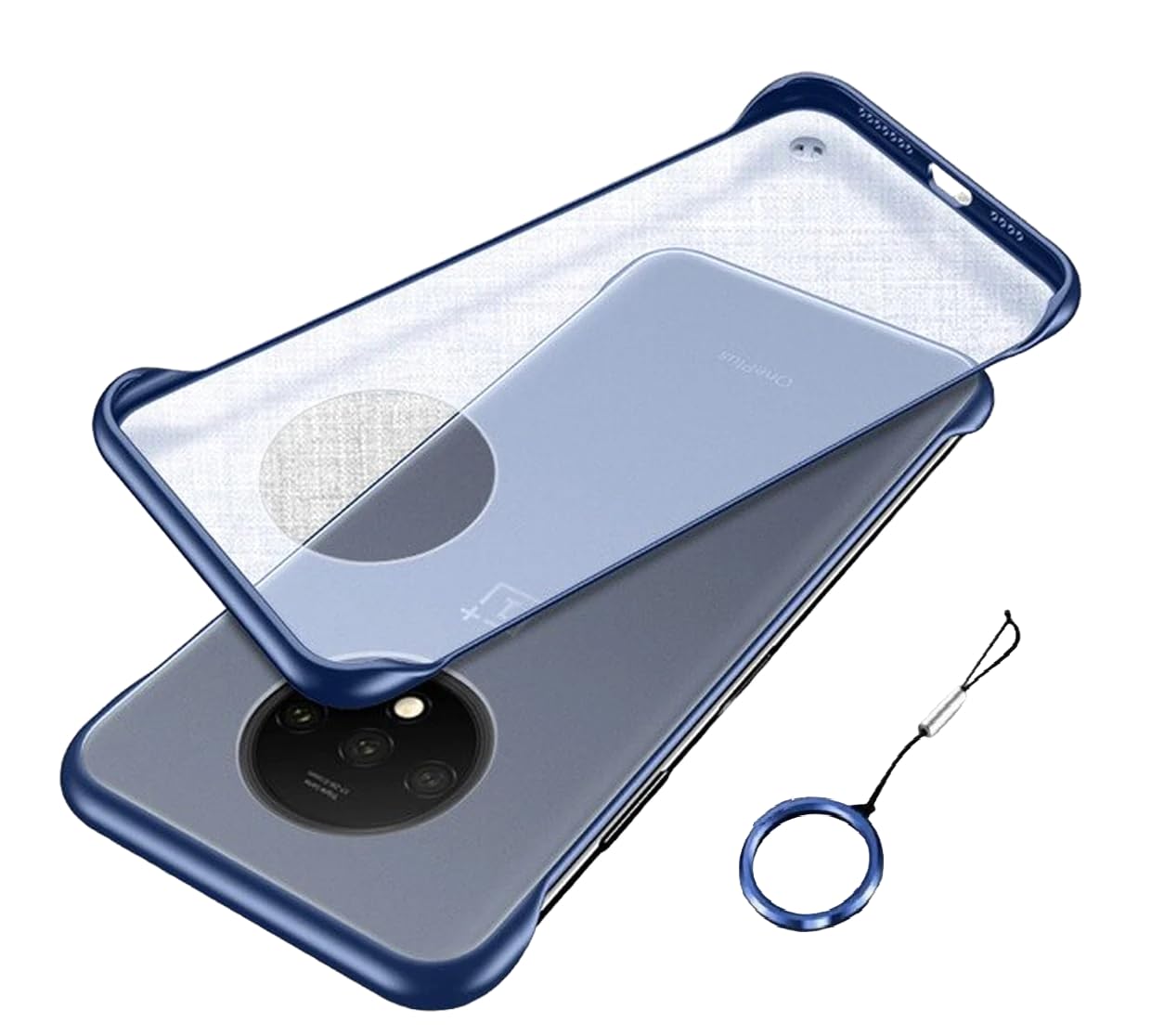 REALCASE OnePlus 7T Back Cover Case | Stylish Matte Hard Frameless Back Soft TPU | Bumper Shock Proof Back Cover Case for Oneplus 7T (F-Blue) (B07Z91C3ZQ) Amazon Price History, Amazon Price Tracker