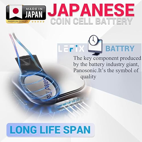 Miniatura 8 de LeFix Repuesto para batería CMOS RTC BIOS con conector delgado Dell XPS 13 15 9350 9343 9360 9365 Precision 5510 5520 7350 XPS 15 9550 9560