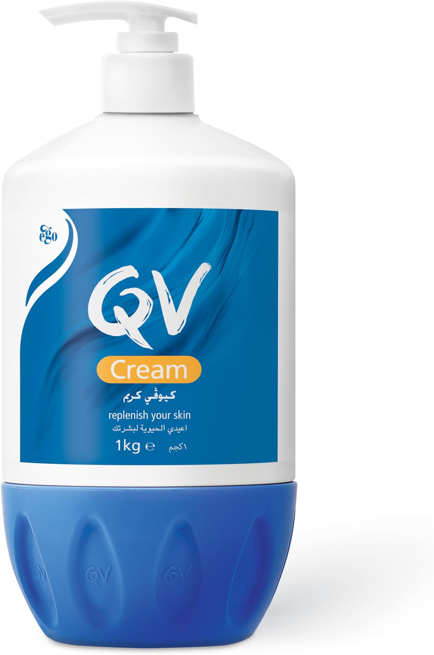 Cream with 10% Glycerin (1050g) Rich Protective Moisturiser for Sensitive, Dry Skin, Fragrance Free, Noncomedogenic Body Cream, Hydrating Skin Care for Eczema, Psoriasis, Dermatitis, Pump Bottle