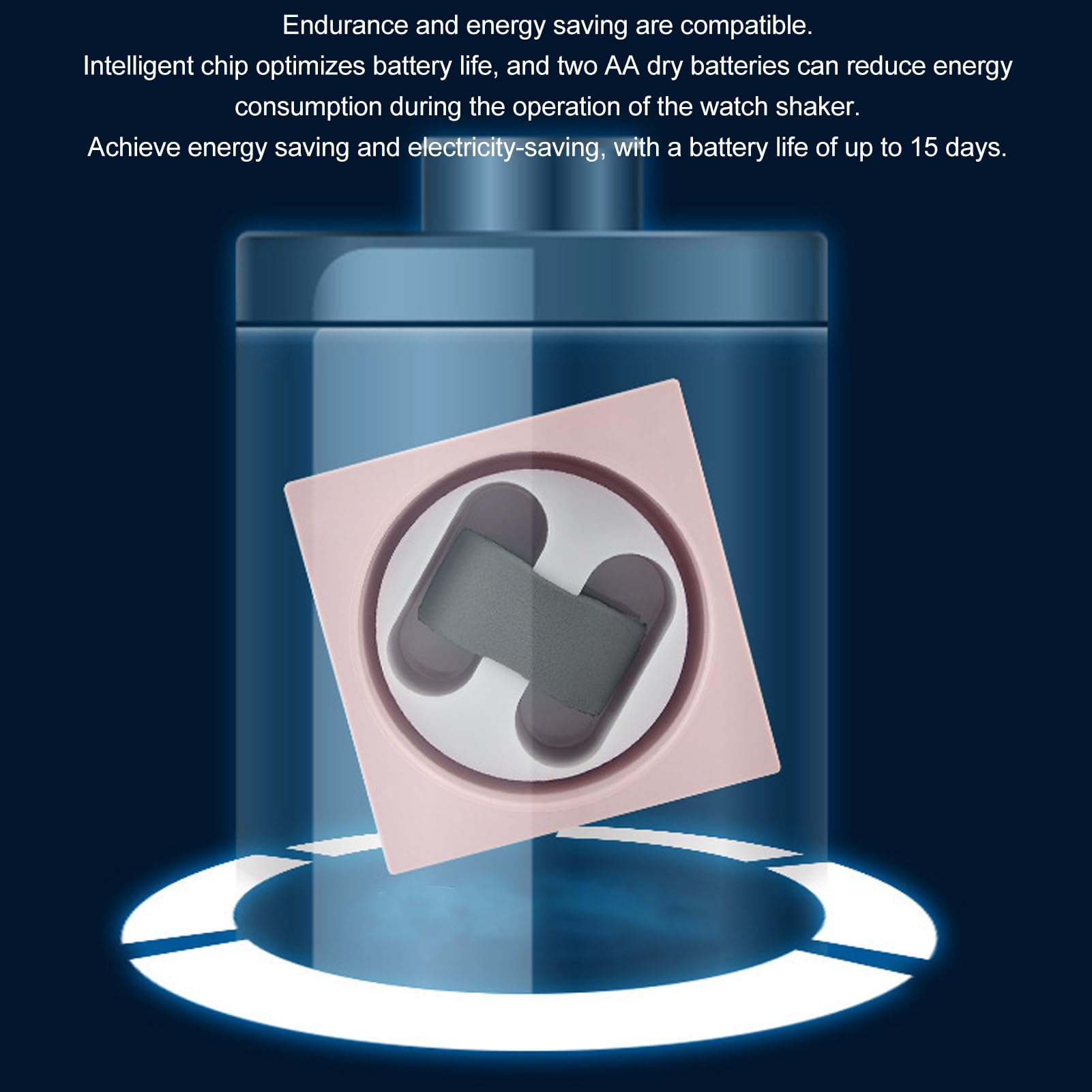 Caricatore Automatico per Orologi Design a Lanterna Verticale con Luci a LED Chip Intelligente di Terza Generazione Motore Silenzioso a 2 velocità per Orologi Automatici Is
