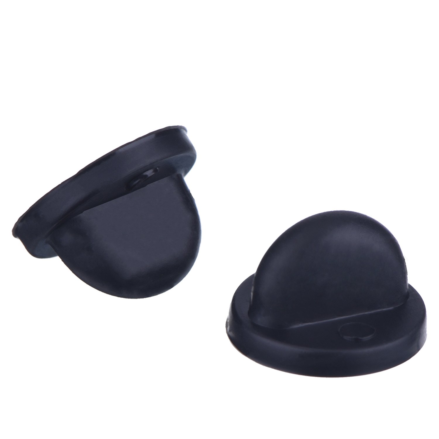 EBOOT 50 Pair Rubber Pin Backs Butterfly Clutch Pin Tie Tacks Blank Pins Holder Tie Tacks Keepers for Craft Making - Image 2