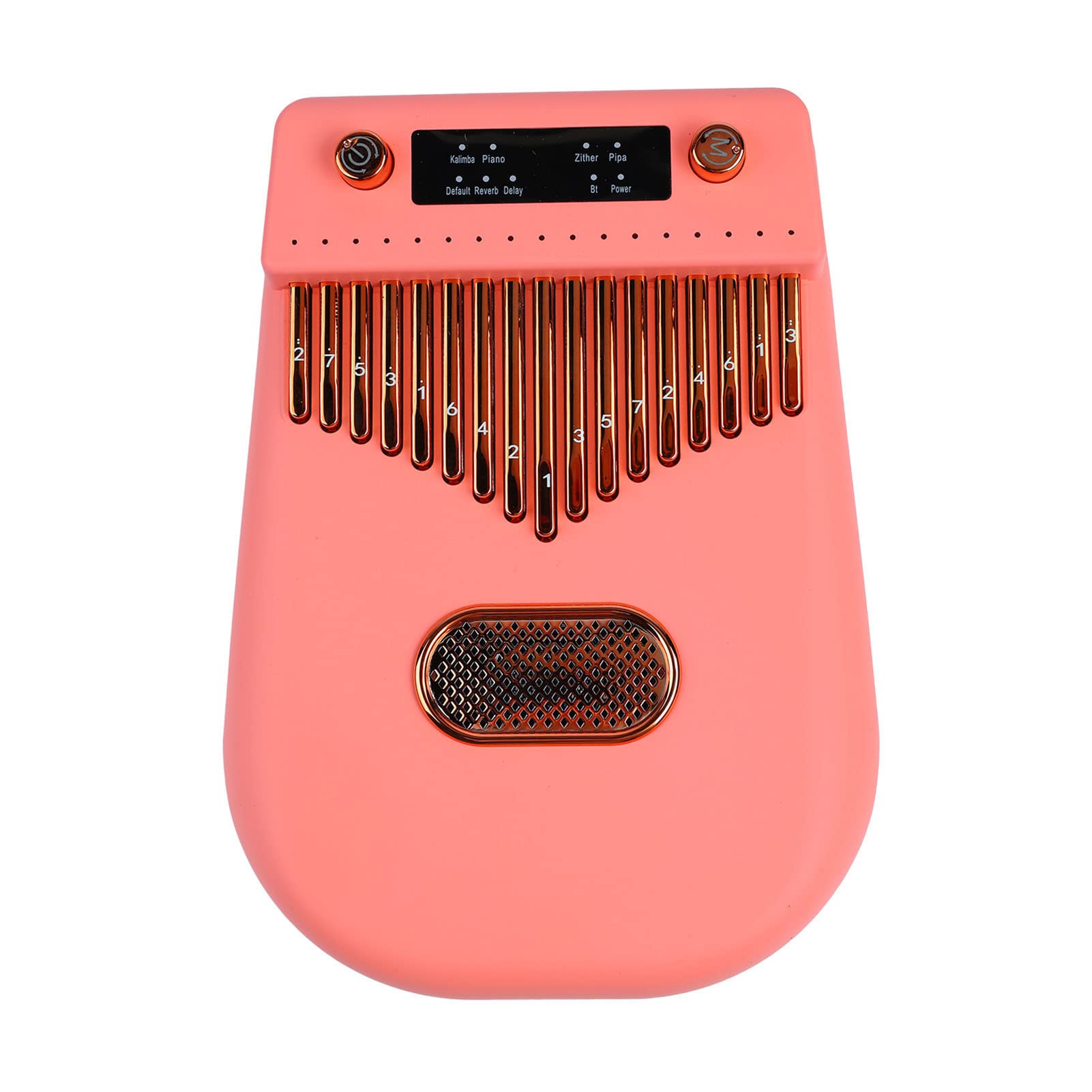 Kalimba 17 Tasti Thumb Piano per Bambini e Adulti Principianti Ideali con Strumenti a Tastiera Spartiti Colore Musicale (Roseo)
