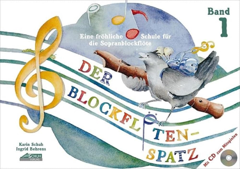 Der Blockflötenspatz (Mit Begleit-CD): Eine fröhliche Schule für die Sopranblockflöte