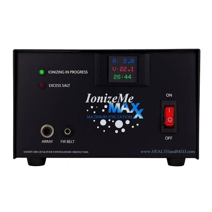 HEALTHandMED IonizeMe Maxx-Poderosa Máquina Detox Ionic 20V miniatura 4
