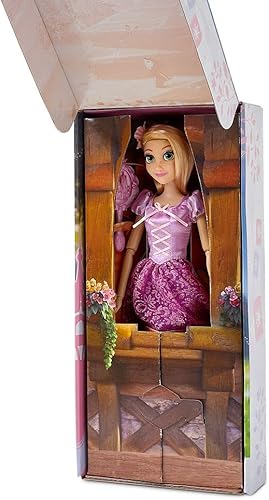Miniatura 55 de Disney Store - Muñeca clásica oficial de Blancanieves de Blancanieves y los 7 enanos, de 11 ½ pulgadas, incluye cepillo con detalles, totalmente