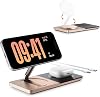 Wireless Charging Station for iPhone & AirPods: Foldable Charger Stand with MagSafe, 2-in-1 Magnetic Charger Stand for iPhone 12-15 & iPhone 16 & AirPods No AC Adapter