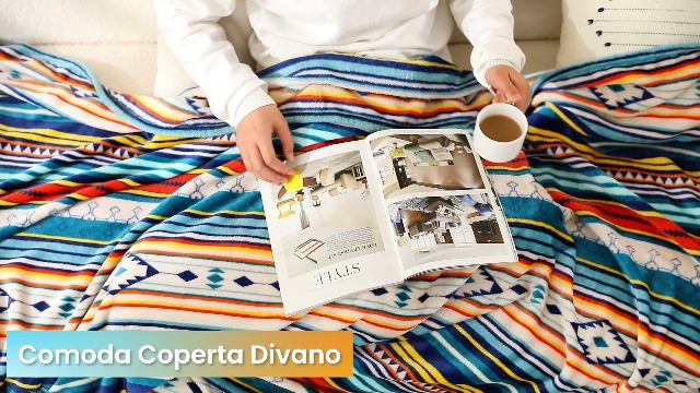 Tizhweqo Coperta Pile Chitarra, 3D Stampata Coperta Morbida e Calda, Coperta Plaid Tema Musicale, per Plaid Divano Blanket Copriletto, per Letto e Divano 80x150 cm Y824