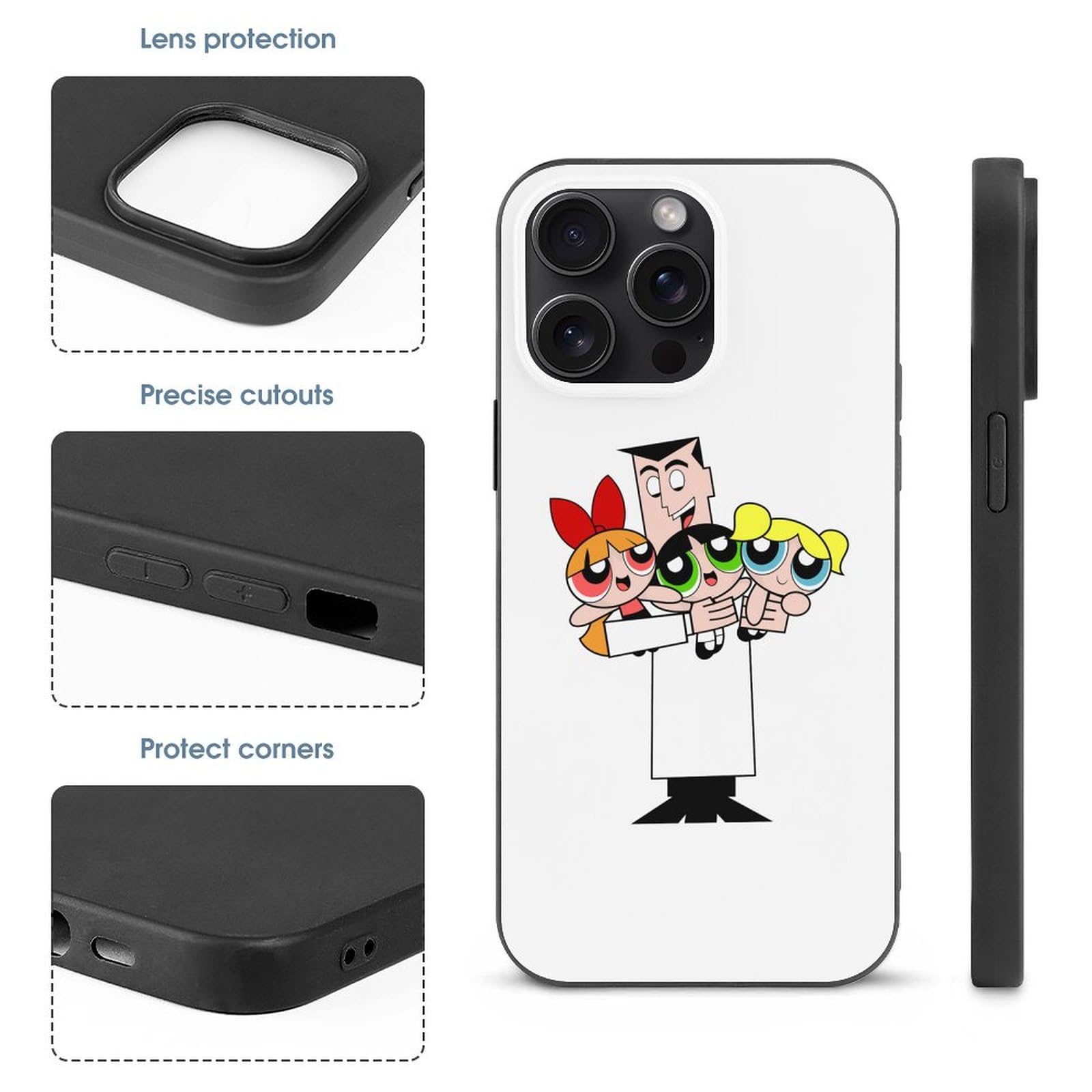 Amazon.co.jp: IPhone15 ケース パワーパフガールズ IPhone15