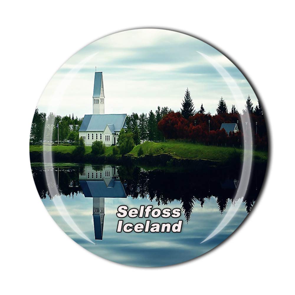 Selfoss IJsland Koelkast Magneet Reizen Souvenir Gift Home Keuken Decoratie Magnetische Sticker Crystal Koelkast Magneet Collectie