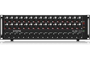 DL32 Stage Box: 32 Midas Microphone Preamplifiers with Network Connectivity