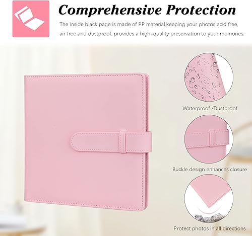 Vista 27 de Álbum de fotos de 288 bolsillos para cámara Fujifilm Instax Square SQ1/SQ6/SQ10/SQ20, Kodak Mini 3 Square, Mini Shot 3 Square, Mini Shot 3 Square