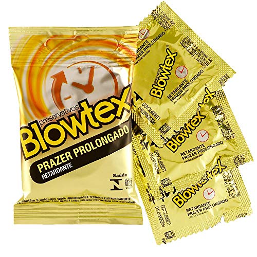 Kit C/ 12 Pacts Preservativo Blowtex Retardante c/ 3 Un Cada