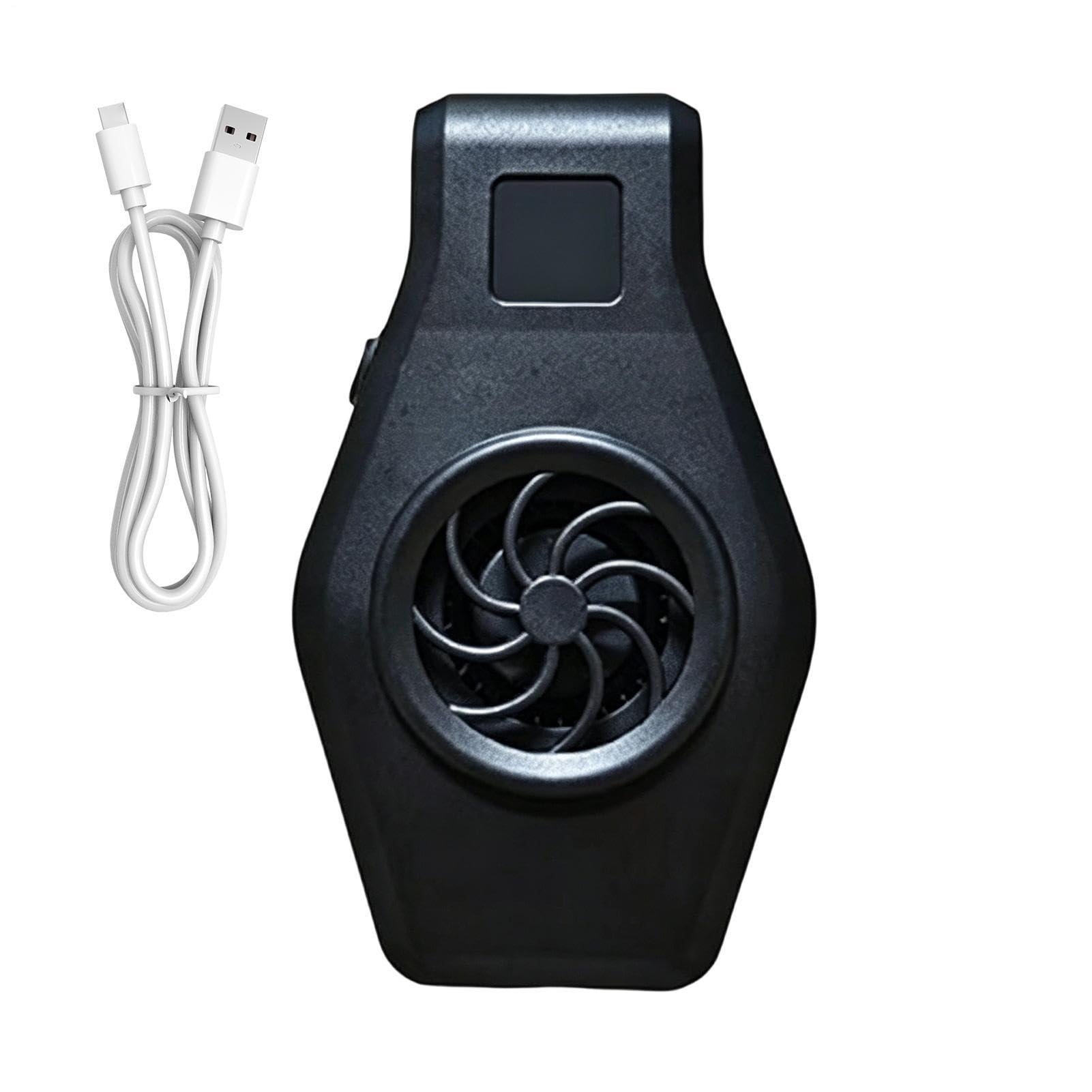 Ventola di raffreddamento per acquario, velocità del regolabile, 12,5 x 7,2 x 5 cm, di raffreddamento 'acqua, a basso rumore, controllo della temperatura del serbatoio per