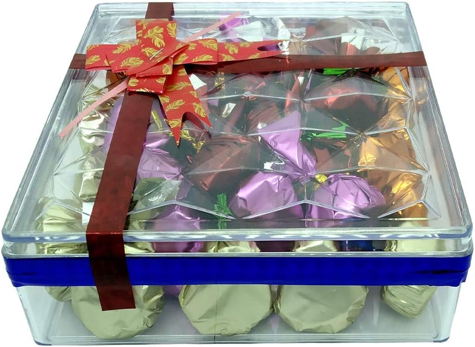 RICHU CHOCOLATES AND MORE Diamond Gift Box For Diwali Chocolates Gifts (25 Pcs) - 400 Gm