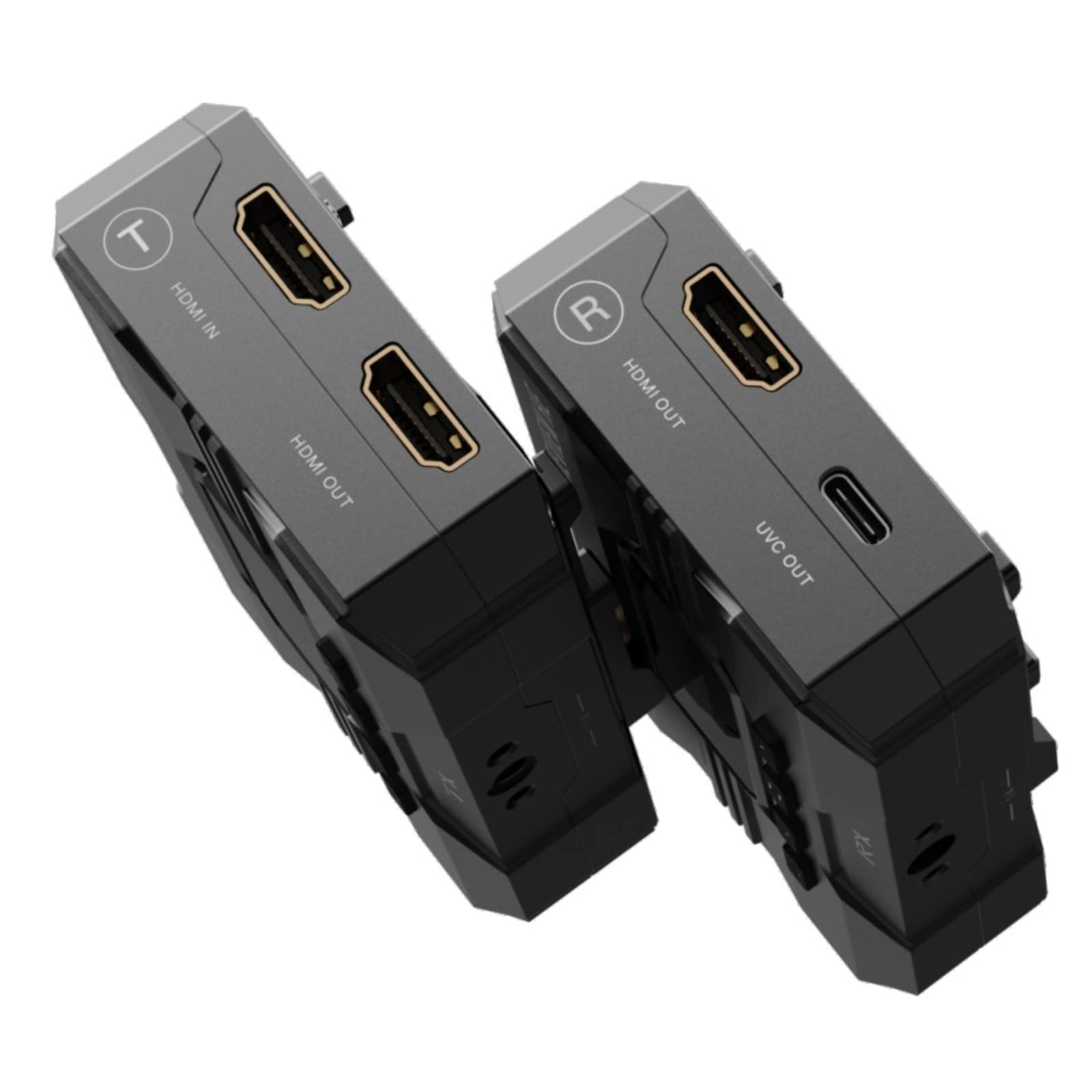 Accsoon CineView HE Système d'émetteur et de récepteur sans Fil HDMI Double Bande 2.4GHz 5GHz 1200pieds / 350m, 0.06s Commande de caméra HD iOS Android pour TIK-Tok Youtube en Direct.