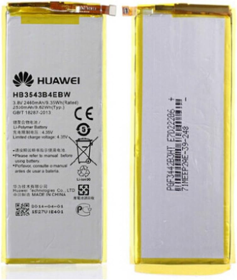 2460mAh battery for Huawei Ascend P7 Battery bateria HB3543B4EBW batterie batterij batteria for huawei Ascend for P7 original