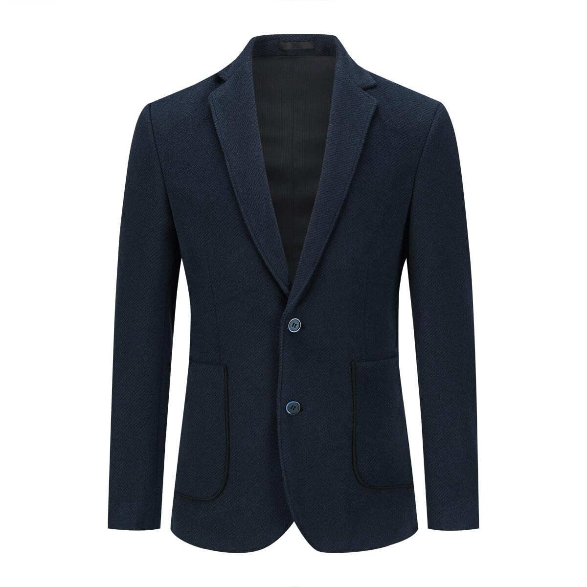 Allthemen Blazer Homme en Laine Silm Fit Veste Formel à Carreaux Deux Boutons pour l'hiver