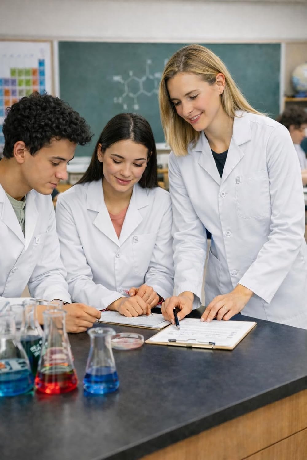 DR Uniforms® Unisex Lab Coat – 60% Cotton Blend Doctor Jacket for Physicians, Nurses & Medical Students