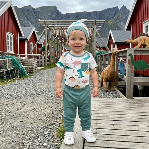 Image of Amnnchya Newborn Baby Boy Clothes Fishing Short Sleeve Romper Shirt Tops Pants Summer Spring Outfits Cute Hat Set