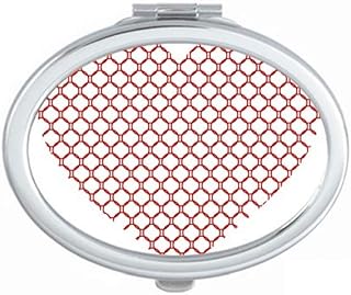 Círculos Corazón Día de San Valentín Espejo R...