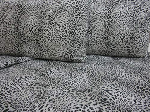 Housse de couette zébrée 2 places en coton pour lit double tendance