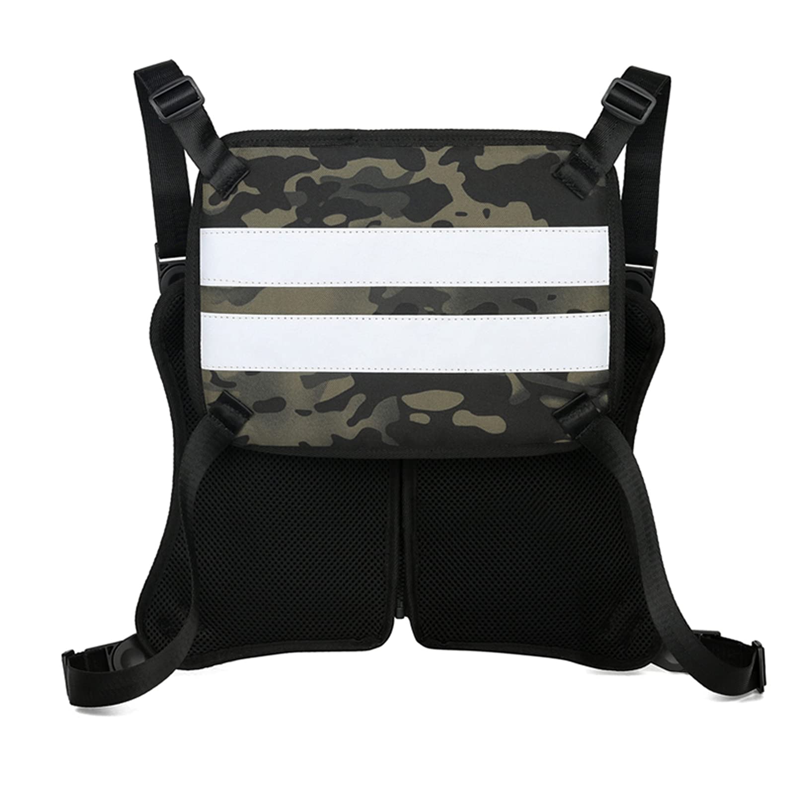 Lixada Chaleco de Pesca con Mosca,Ligero,Transpirable, para Exteriores,Chaqueta,Paquete de Pecho