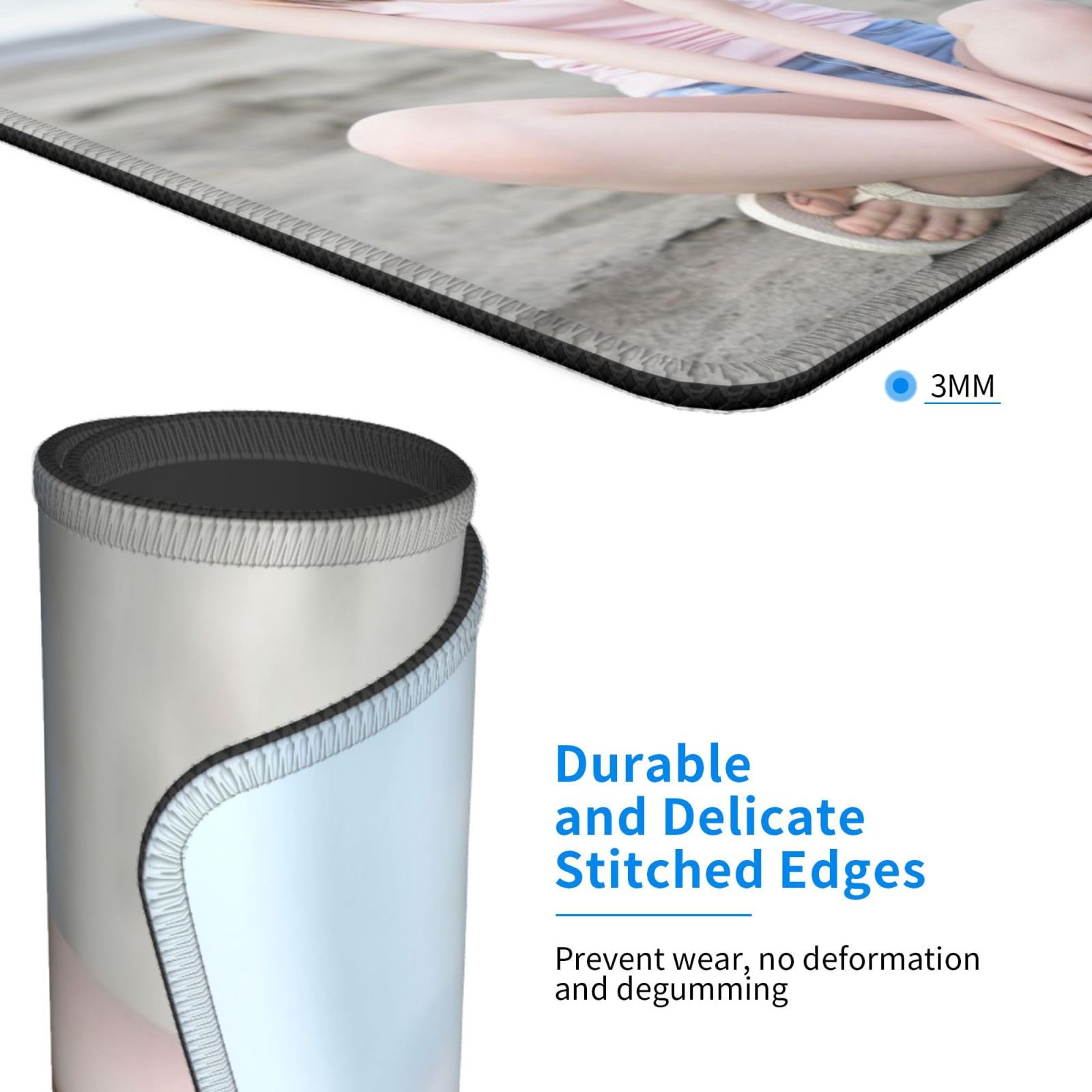 Amazon.co.jp: 石川澪 マウスパッド ゲーミング かわいい ラバー