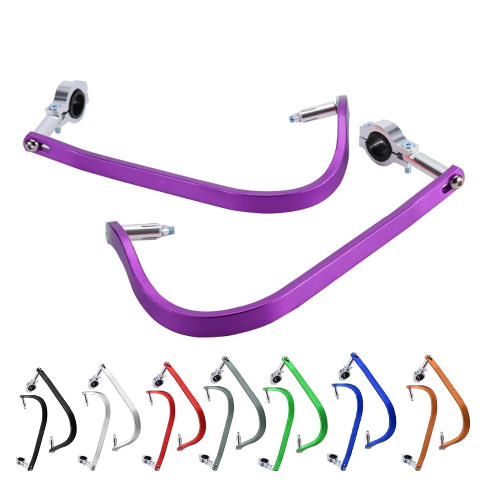 Części kierownicze motocykli Osłona uchwytu motocy Pasuje do standardowych kierownic akcesoria aluminiowe osłona dłoni motocykla 22mm7/8 "ochrona kierownicy