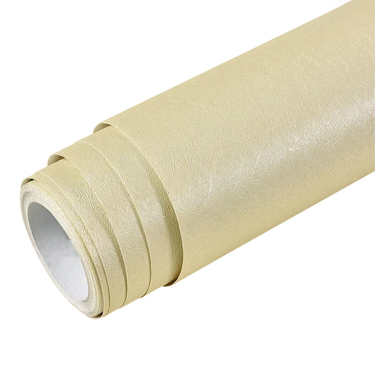 Papier peint adhésif pour relooker un meuble avec du vinyle jaune