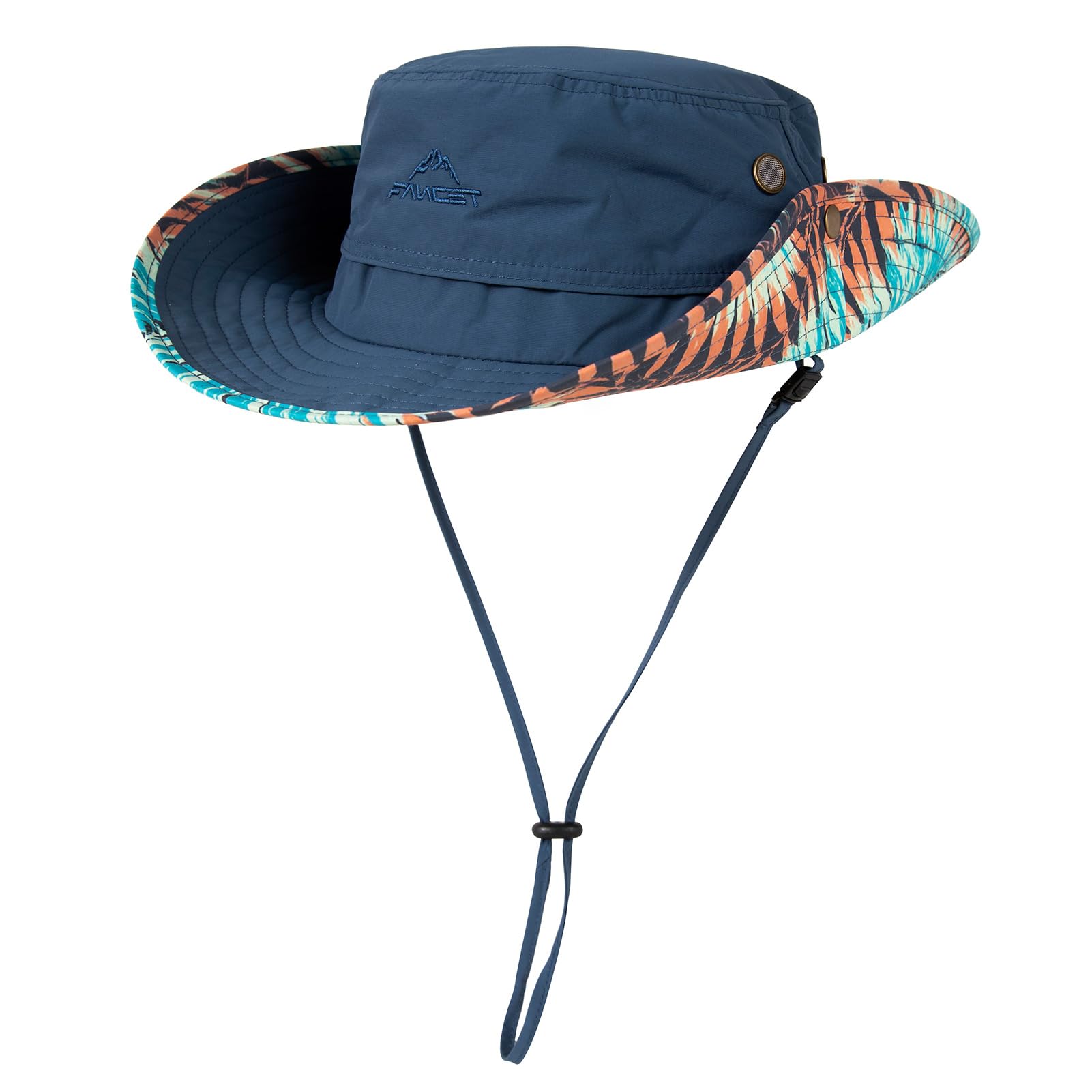 TOP-EX UVCoolix™ - Sombrero de sol para hombre, impermeable, para jardinería, pesca, protección UV UPF 50+, visera ancha, gorra tipo safari