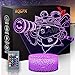 Lampada da tavolo con illusione 3D per League of Legends Night Light 16 colori cambiano Decor Lamp - Regalo perfetto per bambini e camera Decor